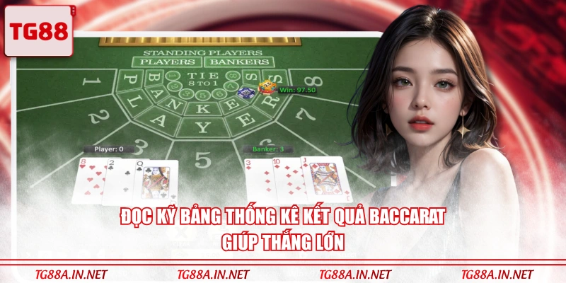 Đọc kỹ bảng thống kê kết quả Baccarat giúp thắng lớn