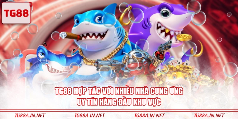 TG88 hợp tác với nhiều nhà cung ứng uy tín hàng đầu khu vực