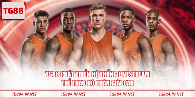 TG88 phát triển hệ thống livestream Thể Thao độ phân giải cao